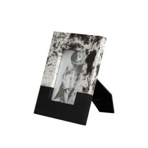 Fur Photo Frame – Black