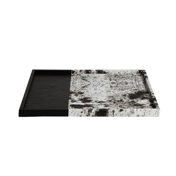 Fur Pattern Tray – Black