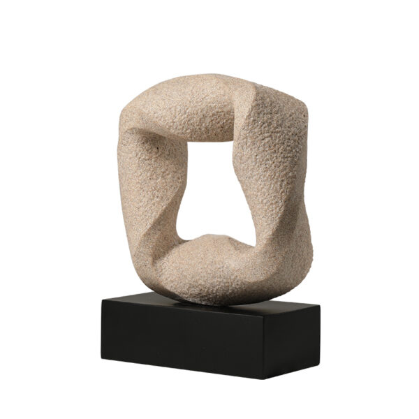 Rhythmic Space Sculpture – Resin & Metal