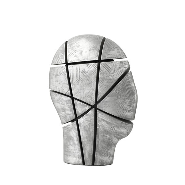 Modern Head Ornament – Resin Sculpture