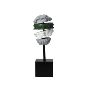 Cutting Thinking Green – Resin & Metal Sculpture