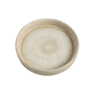 Travertine Pattern Round Edge Plate B